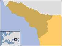 آبخازيا در ساحل دريای سياه