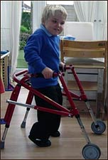 Henry with his frame