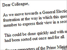 Hoon / Hewitt letter