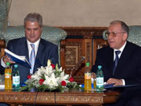 Adrian Nastase a Ion Iliescu