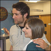 McFly's Harry Judd at Addenbrooke's