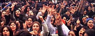 تظاهرات زنان ایرانی در هشت مارس 1358