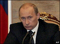 O presidente russo, Vladimir Putin