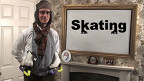 the teacher skating