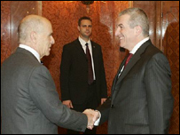 Călin Popescu Tăriceanu şi Nicolas Taubman