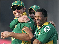 جنوبی افریقہ کی ٹیم 