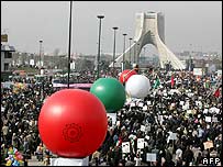 راهپيمايی 22 بهمن در تهران