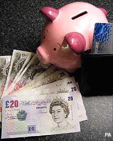 Money and piggy bank c/o PA Images