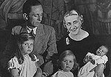 Joseph Goebbels with his family