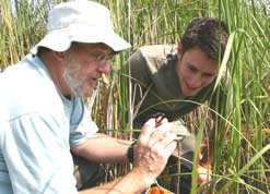 Lionel with Jules Howard & Newt