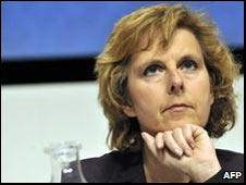 Connie Hedegaard, ministra del Medio Ambiente de Dinamarca.