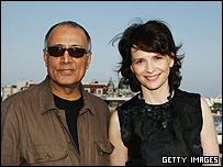 عباس کیارستمی و ژولیت بینوش