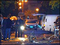 Atina'da saldırıya uğrayan karakol