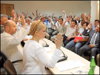 БЮТ голосує 