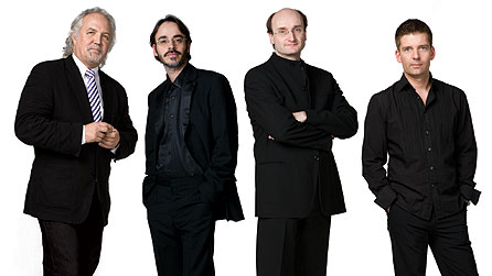 L-R: Donald Runnicles, Ilan Volkov, Andrew Manze and Matthias Pintscher