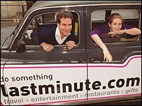 Brent Hoberman and Martha Lane Fox in 2000