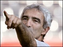 O técnico francês Raymond Domenech