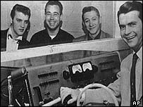 Sam Philips, Elvis producer (right) 