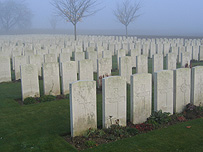 Ovillers Cemetery in France