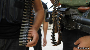 عناصر من الجيش السوري الحر في دمشق