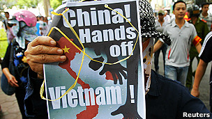 越南抗議中國擁有南海主權