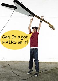 GAH! It's got HAIR on it!