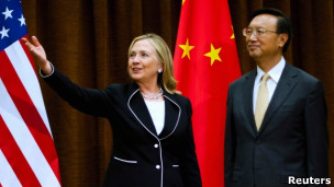 克林顿与杨洁篪（04/09/2012）