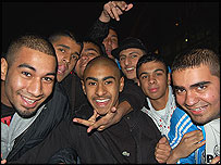 Enjoying the entertainment