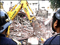 ढही हुई इमारत