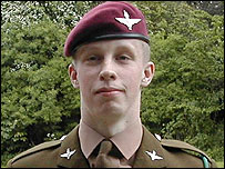 ريموند جکسون سرباز بريتانيايی که در هلمند کشته شد