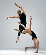 Dancers Billy Trevitt and Oxana Panchenko