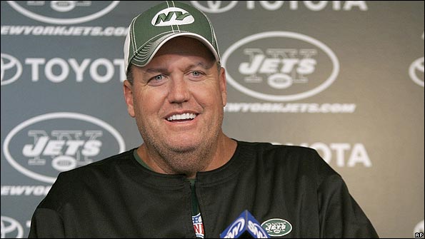 New York Jets head coach Rex Ryan