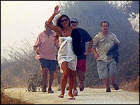 भागते हुए लोग