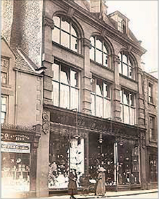 Archive picture of Robbs of Hexham shop front 