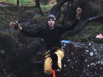 John Ritson slacklining