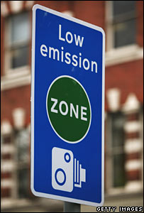 Londra'da düşük emisyon bölgesi