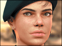 Kaya, modelo virtual brasileira