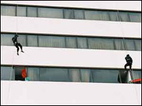 Diễn tập an ninh ở Hà Nội hôm 3-10