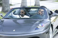 Jamie Foxx and Colin Farrell in Miami Vice