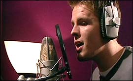 Pic: Jake in the FA recording studio: