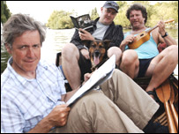 Griff Rhys Jones, Dara O'Briain and Rory McGrath 