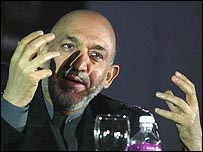 حامد کرزی رييس جمهور افغانستان