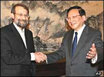 علی لاريجانی در سفر به چين