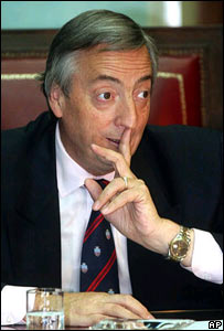 Néstor Kircher, presidente da Argentina