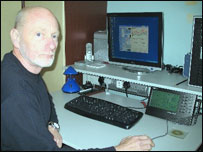 Stewart and his computer centre