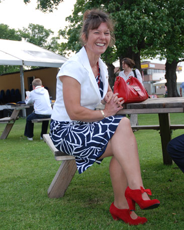 Stylish farmer Katherine Hepburn
