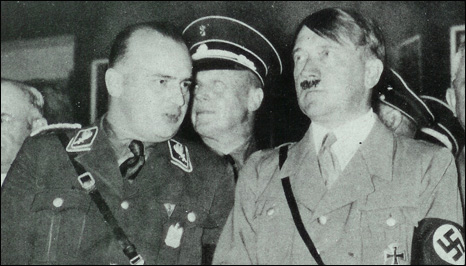 Hans Frank and Adolf Hitler