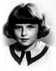 Danusia Trotman-Dickenson, 1939, before leaving Poland. 