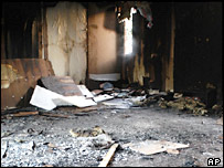 Vypálená mešita v Heldenu