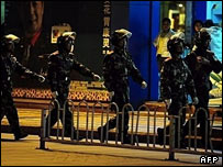 سربازان چین در لهاسا پایتخت تبت